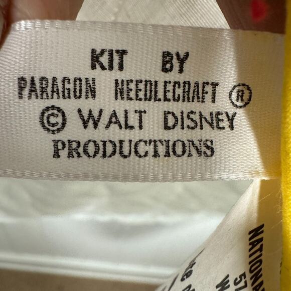 Vintage Stamped Cross Stitch Disney Paragon Dumbo Crib Quilt Kit #0951 42"x30" - Picture 9 of 10